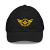 Gold Embroidered Logo Baseball Cap | Youth Classic