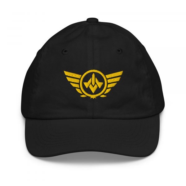 Gold Embroidered Logo Baseball Cap | Youth Classic