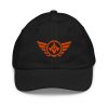 Orange Embroidered Logo Baseball Cap | Youth Classic
