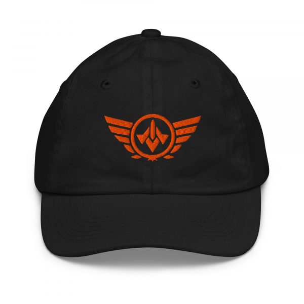 Orange Embroidered Logo Baseball Cap | Youth Classic
