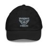 Grey Embroidered Brand Logo Baseball Cap | Youth Classic