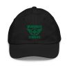 Kelly Green Embroidered Brand Logo Baseball Cap | Youth Classic