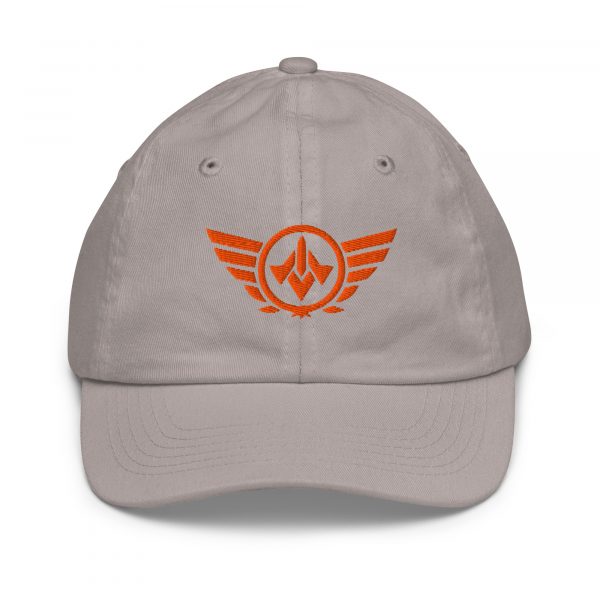 Orange Embroidered Logo Baseball Cap | Youth Classic