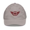Maroon Embroidered Logo Baseball Cap | Youth Classic