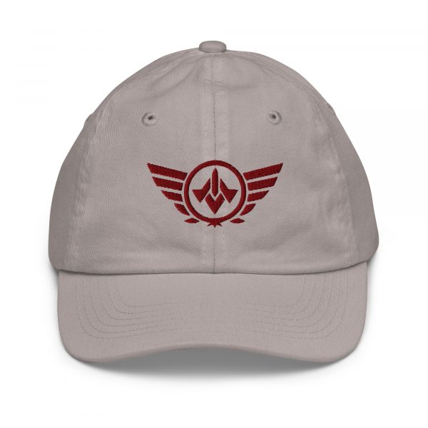 Maroon Embroidered Logo Baseball Cap | Youth Classic