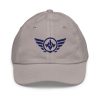 Navy Embroidered Logo Baseball Cap | Youth Classic