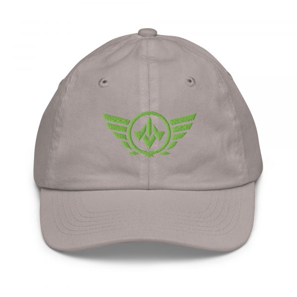 Kiwi Green Embroidered Logo Baseball Cap | Youth Classic