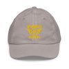 Gold Embroidered Brand Logo Baseball Cap | Youth Classic