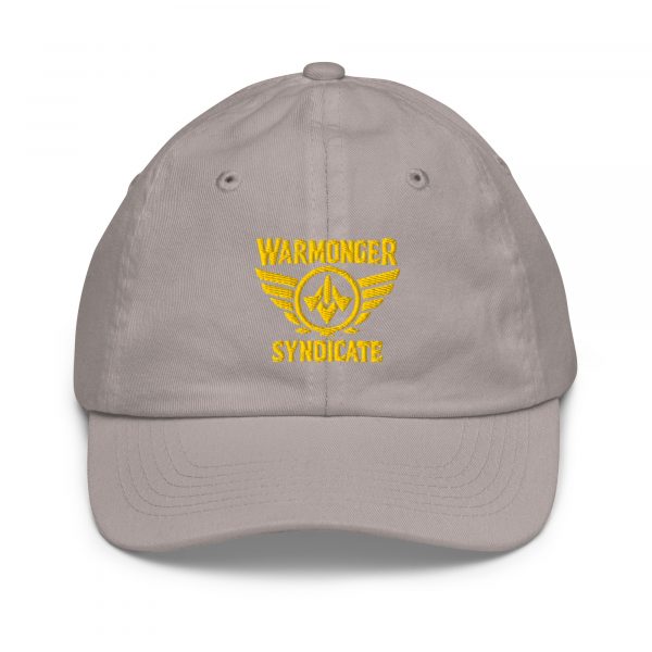 Gold Embroidered Brand Logo Baseball Cap | Youth Classic