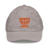 Orange Embroidered Brand Logo Baseball Cap | Youth Classic