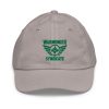 Kelly Green Embroidered Brand Logo Baseball Cap | Youth Classic