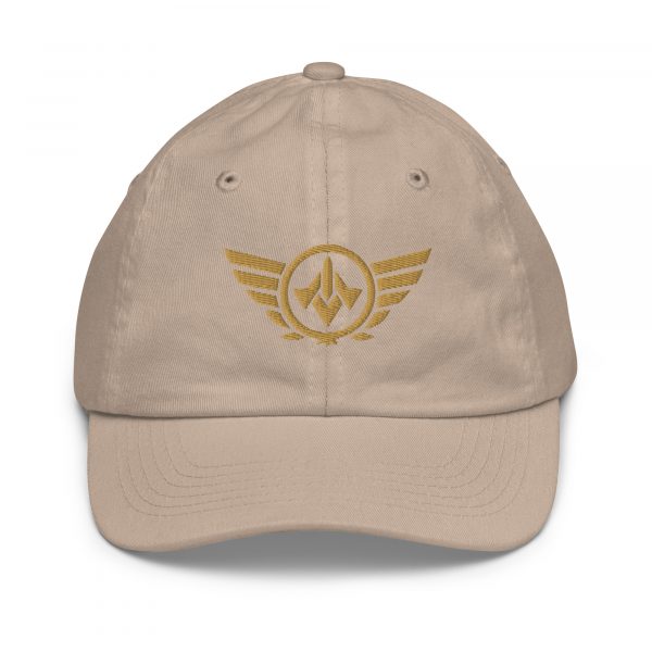 Old Gold Embroidered Logo Baseball Cap | Youth Classic