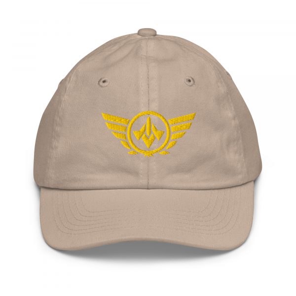 Gold Embroidered Logo Baseball Cap | Youth Classic