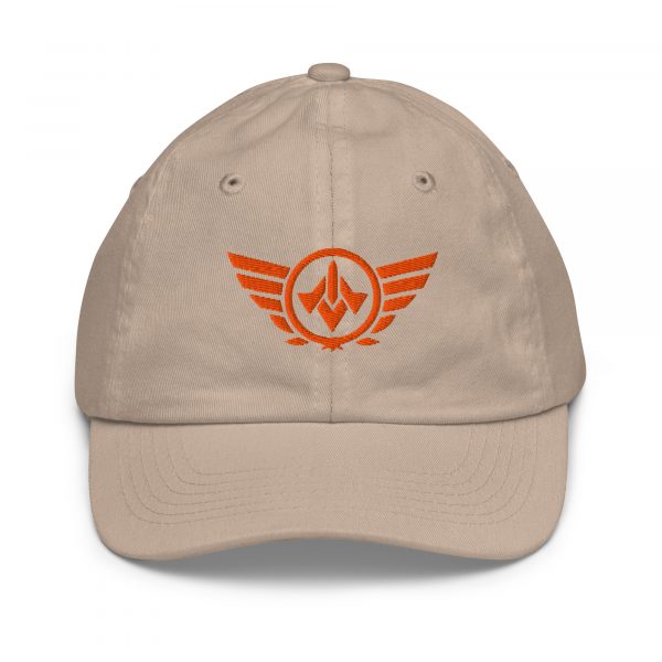 Orange Embroidered Logo Baseball Cap | Youth Classic