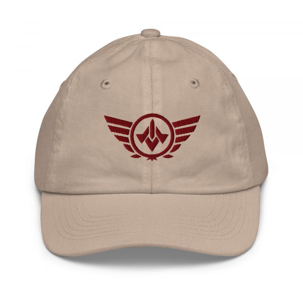 Maroon Embroidered Logo Baseball Cap | Youth Classic