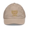 Old Gold Embroidered Brand Logo Baseball Cap | Youth Classic