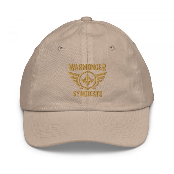 Old Gold Embroidered Brand Logo Baseball Cap | Youth Classic