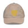 Gold Embroidered Brand Logo Baseball Cap | Youth Classic