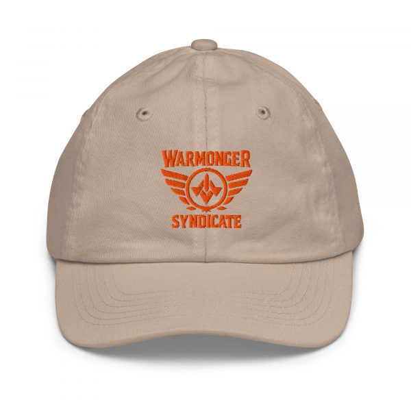 Orange Embroidered Brand Logo Baseball Cap | Youth Classic
