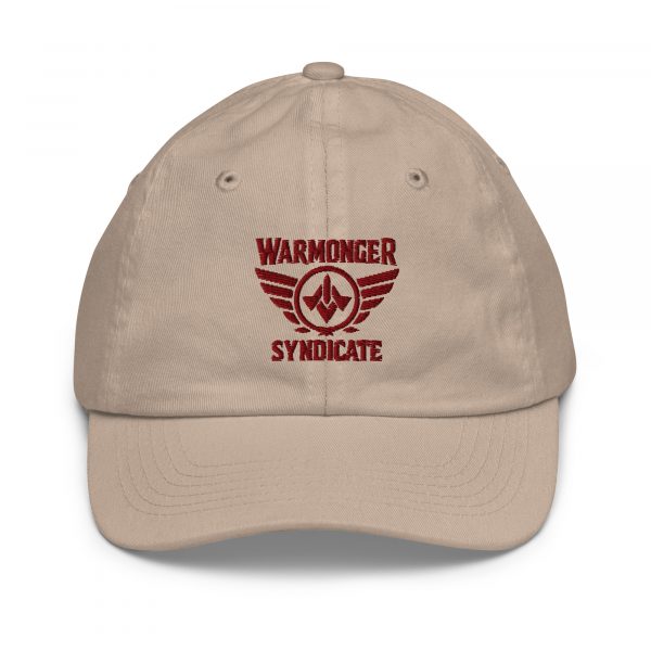Maroon Embroidered Brand Logo Baseball Cap | Youth Classic