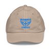 youth-baseball-cap-khaki-front-68bc8b1d6637d.jpg Aqua Embroidered Brand Logo Baseball Cap | Youth Classic