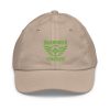 Kiwi Green Embroidered Brand Logo Baseball Cap | Youth Classic