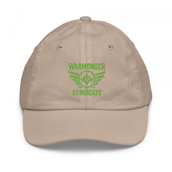 Kiwi Green Embroidered Brand Logo Baseball Cap | Youth Classic