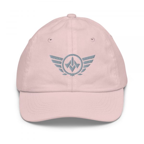 Grey Embroidered Logo Baseball Cap | Youth Classic