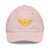 Gold Embroidered Logo Baseball Cap | Youth Classic
