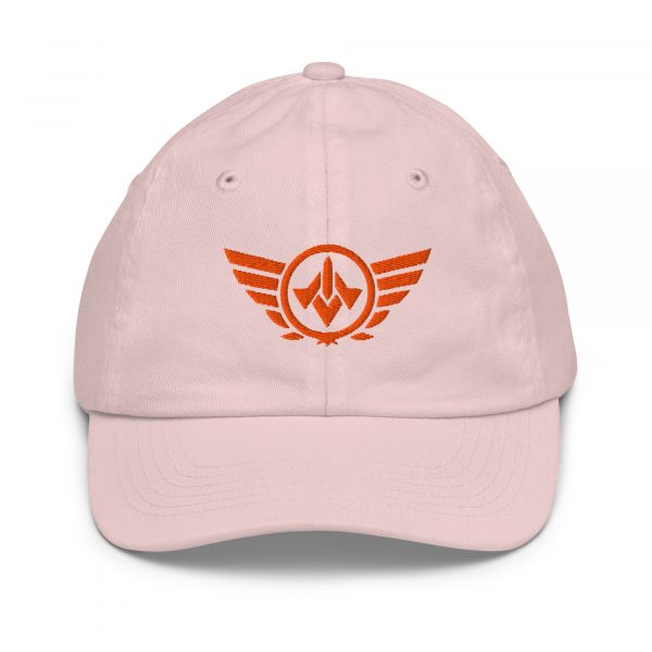 Orange Embroidered Logo Baseball Cap | Youth Classic