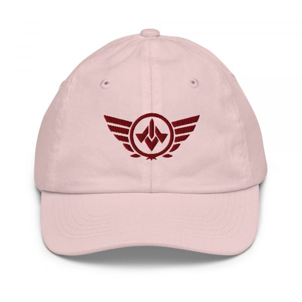 Maroon Embroidered Logo Baseball Cap | Youth Classic