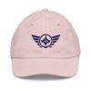 Navy Embroidered Logo Baseball Cap | Youth Classic