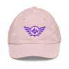 Purple Embroidered Logo Baseball Cap | Youth Classic