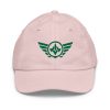 Kelly Green Embroidered Logo Baseball Cap | Youth Classic