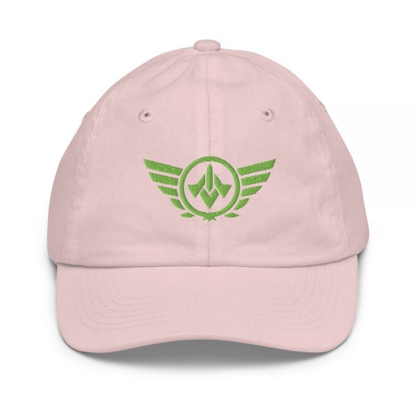 Kiwi Green Embroidered Logo Baseball Cap | Youth Classic