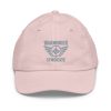 Grey Embroidered Brand Logo Baseball Cap | Youth Classic