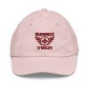 Maroon Embroidered Brand Logo Baseball Cap | Youth Classic