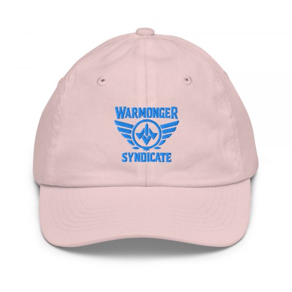 youth-baseball-cap-light-pink-front-68bc8b1d66d06.jpg Aqua Embroidered Brand Logo Baseball Cap | Youth Classic