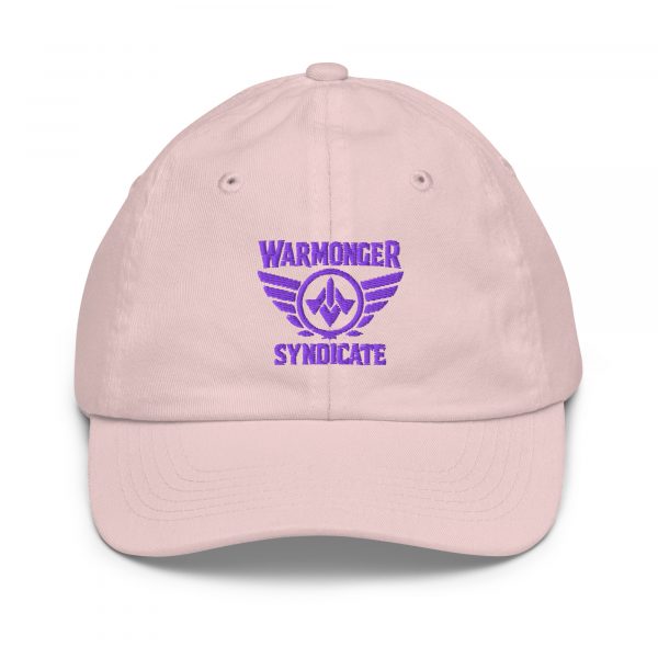 Purple Embroidered Brand Logo Baseball Cap | Youth Classic