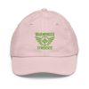 Kiwi Green Embroidered Brand Logo Baseball Cap | Youth Classic