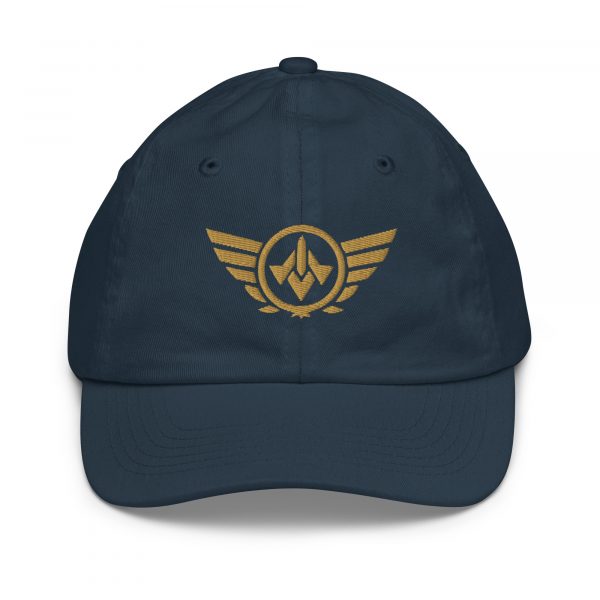 Old Gold Embroidered Logo Baseball Cap | Youth Classic