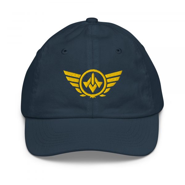 Gold Embroidered Logo Baseball Cap | Youth Classic