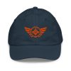 Orange Embroidered Logo Baseball Cap | Youth Classic