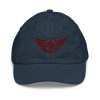 Maroon Embroidered Logo Baseball Cap | Youth Classic