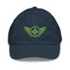 Kiwi Green Embroidered Logo Baseball Cap | Youth Classic