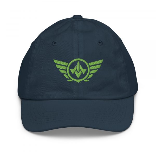 Kiwi Green Embroidered Logo Baseball Cap | Youth Classic