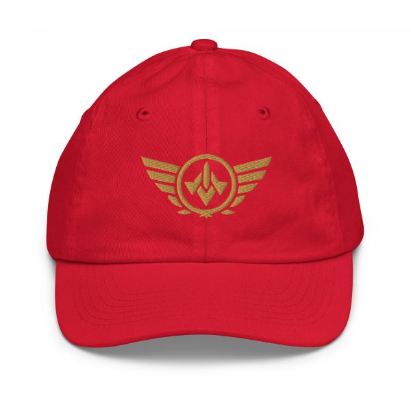 Old Gold Embroidered Logo Baseball Cap | Youth Classic