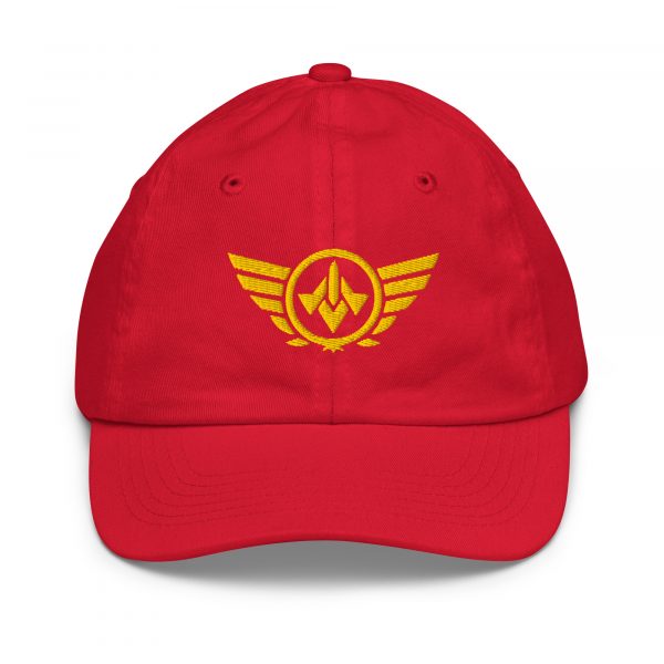 Gold Embroidered Logo Baseball Cap | Youth Classic