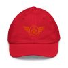 Orange Embroidered Logo Baseball Cap | Youth Classic