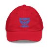 youth-baseball-cap-red-front-68bc8b1d6450d.jpg Aqua Embroidered Brand Logo Baseball Cap | Youth Classic